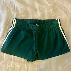 NWOT Revolve/superdown Demia Track Short in Green